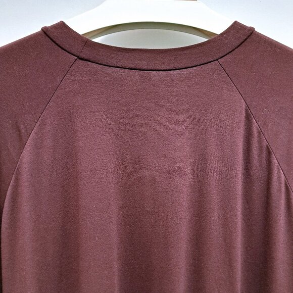 Eileen Fisher Fine Jersey Crew Neck Tunic Cassis Size 2X - Picture 7 of 9